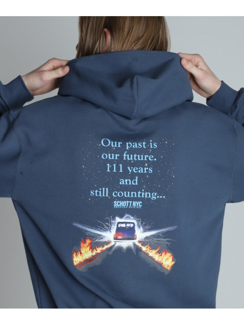 Rakuten - 【SALE／50%OFF】OUR PAST IS OUR FUTURE HOODED/パーカー アワーパストイズアワーフューチャー Schott ショット トップス パーカー・フーディー ブラウン ネイビー ブラック【RBA_E】【送料無料】[Rakuten Fashion]