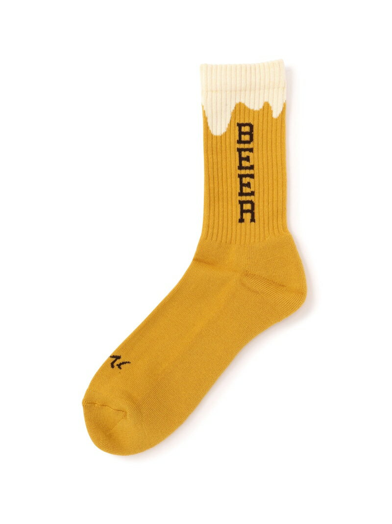 ROSTER SOX/ロスターソックス BEER SOCKS レディース BEAVER ビーバー 靴下・レッグウェア 靴下 イエロー[Rakuten Fashion]