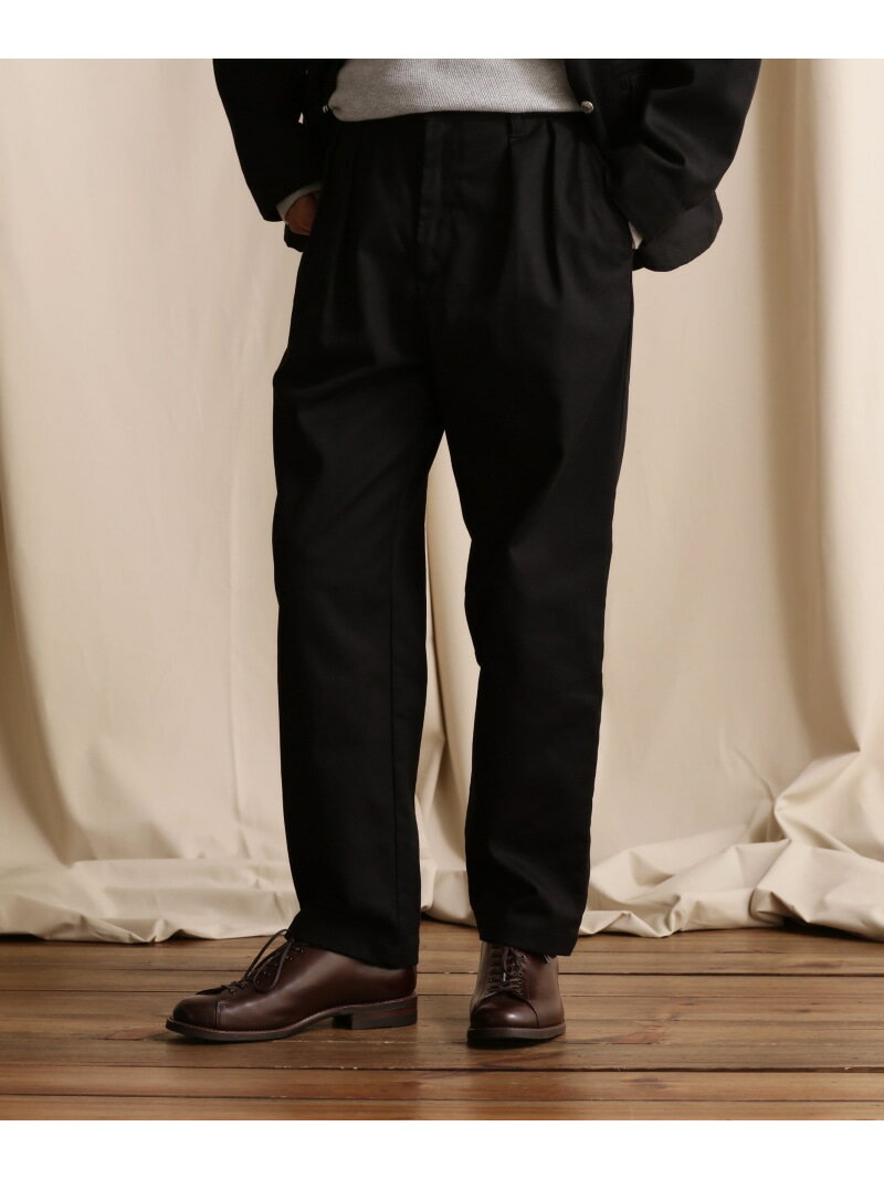 TC DOUBLE PLEATED WIDE PANTS/2タック パンツ Schott ショット 