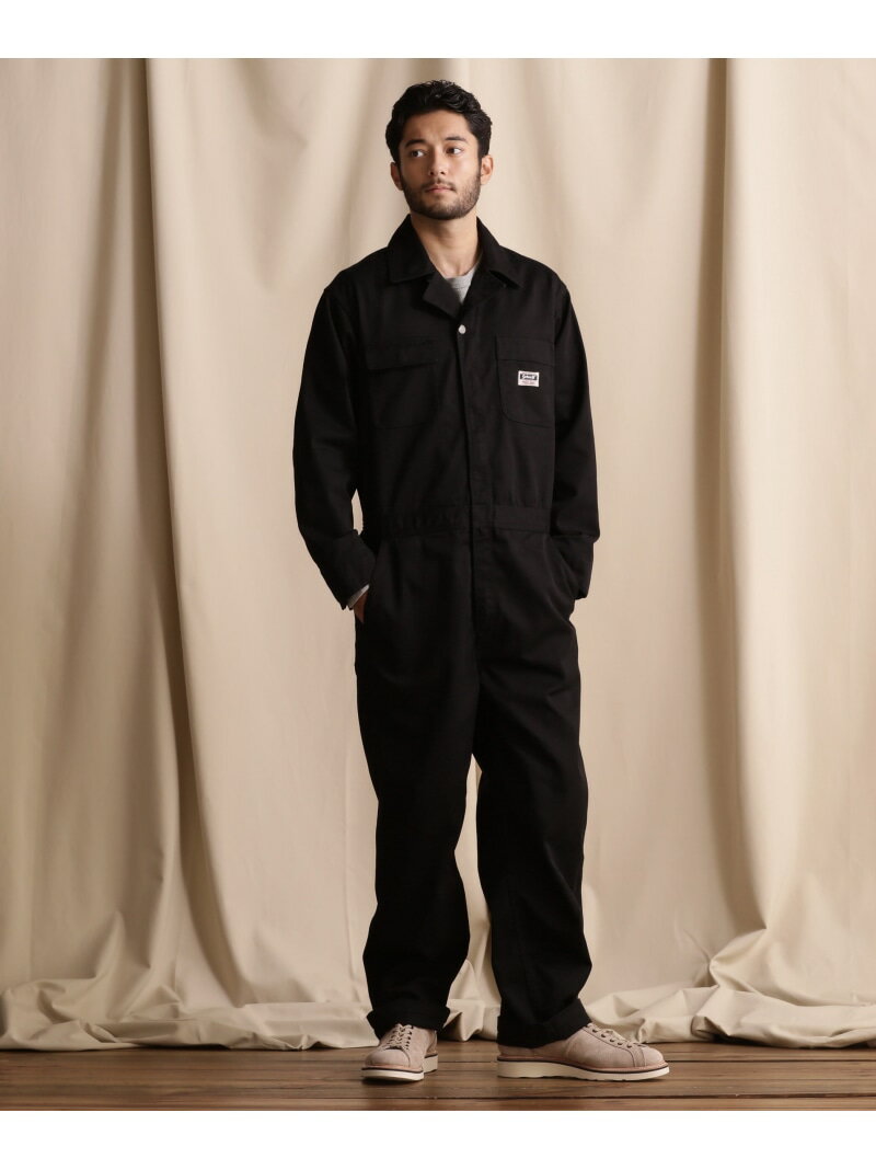 Rakuten - TC WORK JUMPSUIT/ジャンプスーツ Schott ショット パンツ その他のパンツ ベージュ カーキグリーン ブラック【送料無料】[Rakuten Fashion]