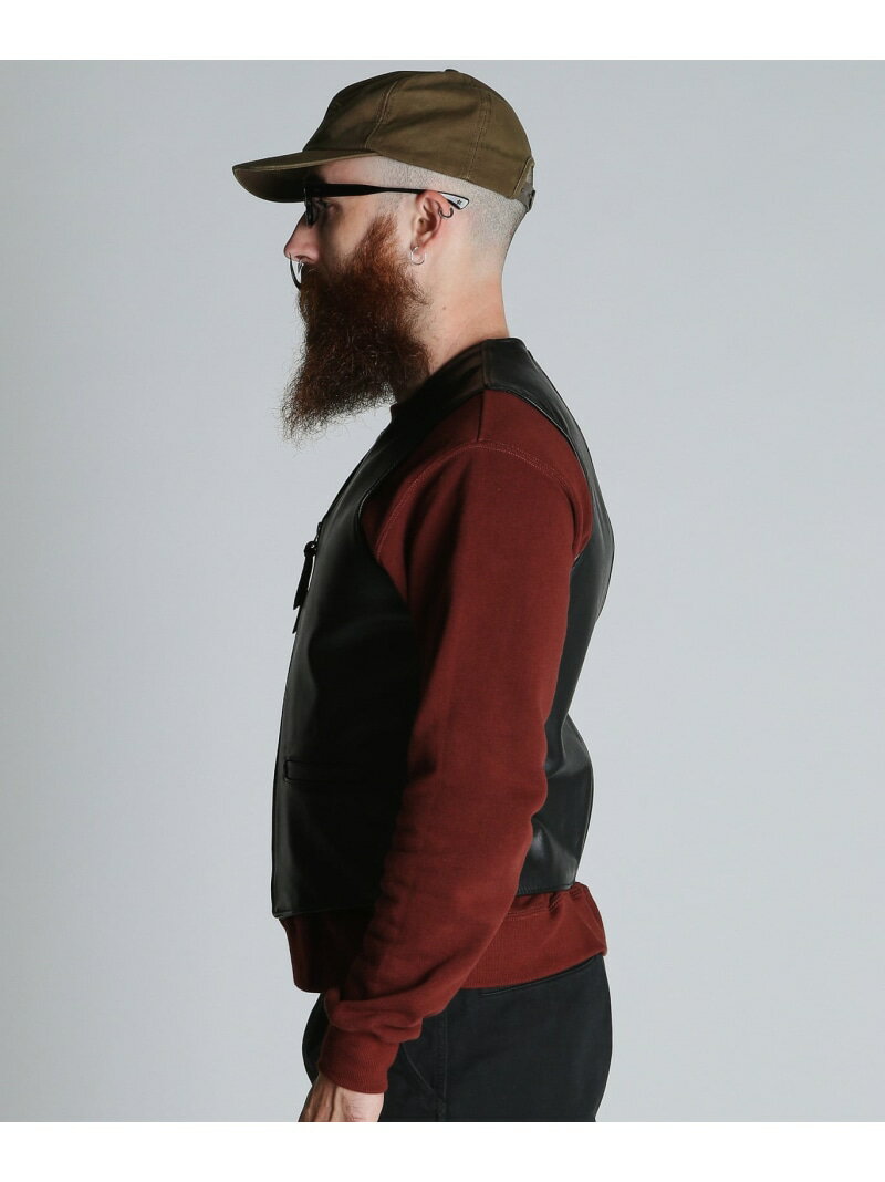 193V LEATHER VEST/レザーベスト Schott ショット ジャケット・アウター ライダースジャケット ブラック【送料無料】[Rakuten Fashion]