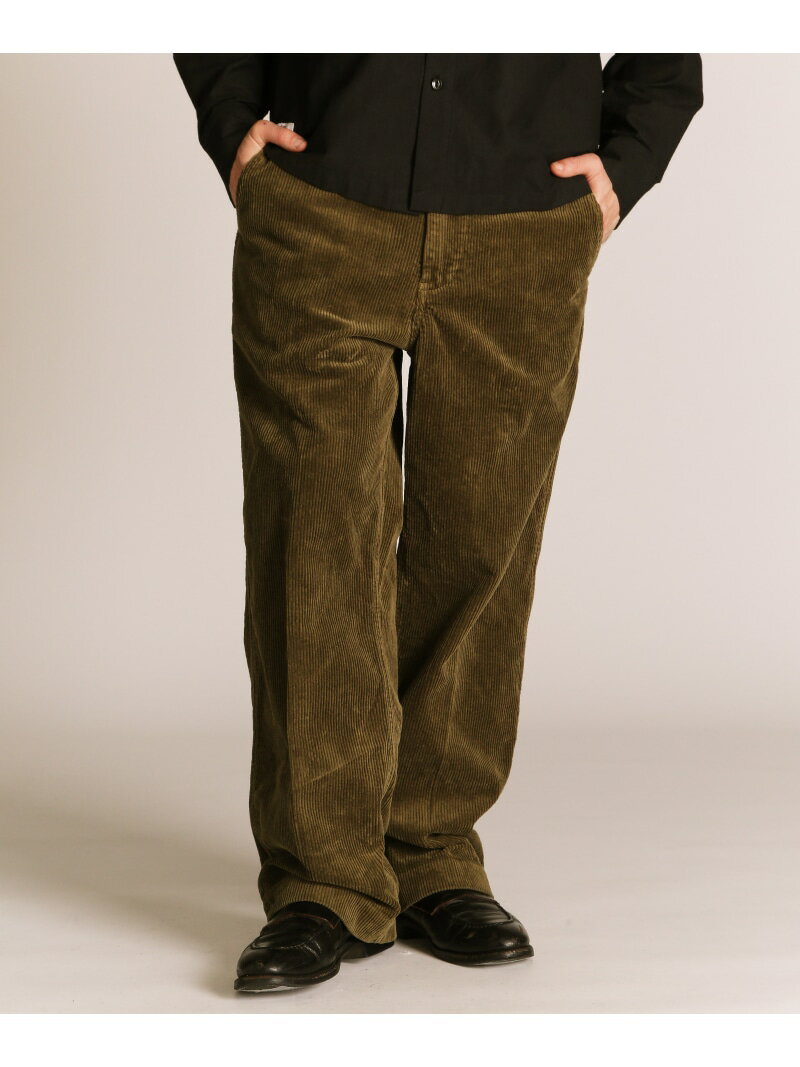 CORDUROY TROUSERS/コーデュロイ トラウザーズ Schott ショット パンツ その他のパンツ ベージュ ブラック グリーン【送料無料】[Rakuten Fashion]