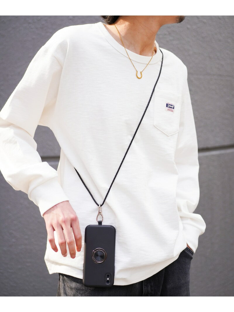 Rakuten - LEATHER BRAIDS MULTI CORD/レザー ブレイズ マルチコード Schott ショット ファッション雑貨 その他のファッション雑貨 ブラック【送料無料】[Rakuten Fashion]