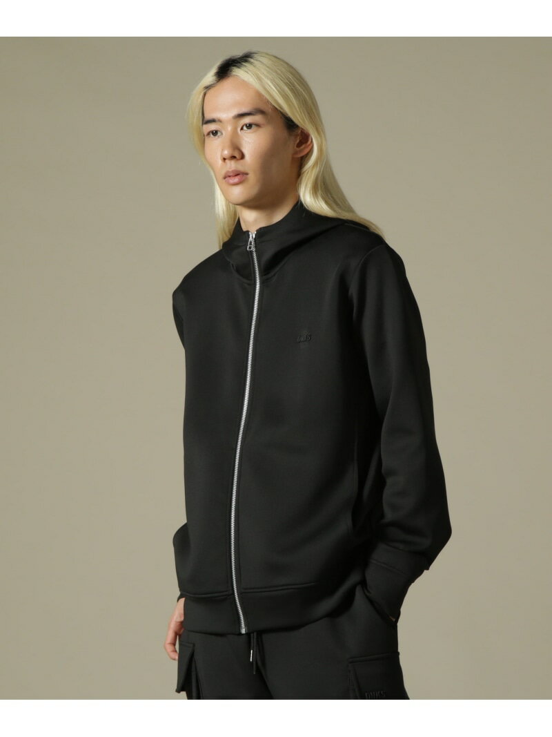 DankeSchon/ダンケシェーン/JERSEY HOODY/ジップアップパーカー LHP エルエイチピー トップス パーカー・フーディー ブラック グレー【送料無料】[Rakuten Fashion]