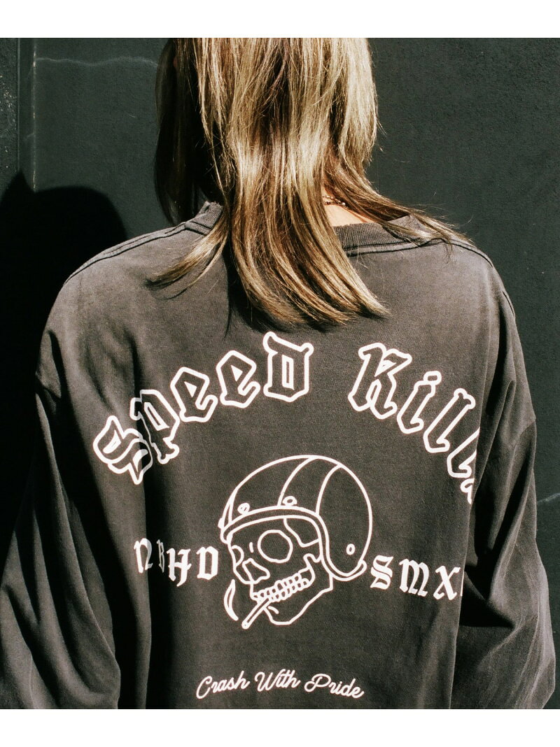 Rakuten - SAINT MICHAEL×NEIGHBORHOOD/セントマイケル×ネイバーフッド/STHD . LS TEE SPEED KILLS ROYAL FLASH ロイヤルフラッシュ トップス カットソー・Tシャツ ブラック【送料無料】[Rakuten Fashion]