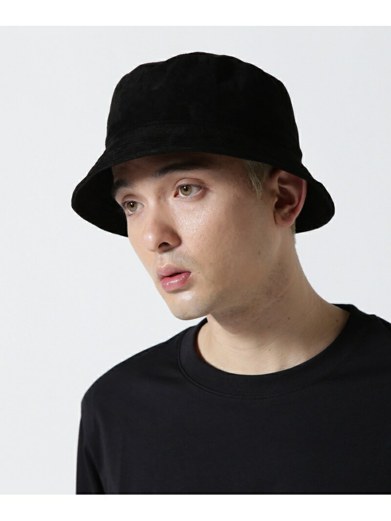 ISAMUKATAYAMA BACKLASH/カンガルースエードバケットHAT B'2nd ビーセカンド 帽子 その他の帽子 ブラック【送料無料】[Rakuten Fashion]