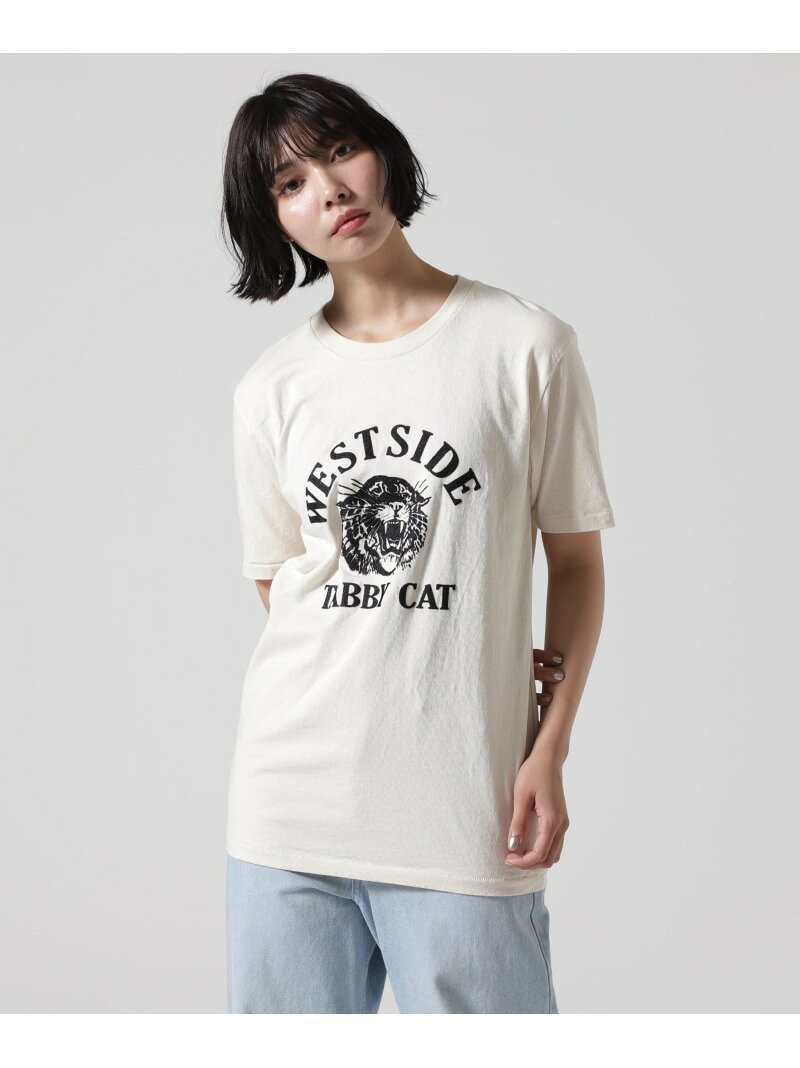 MIXTA/ミクスタ CREW NECK TABBY Tシャツ BEAVER ビーバー トップス カットソー・Tシャツ ベージュ【送料無料】[Rakuten Fashion]