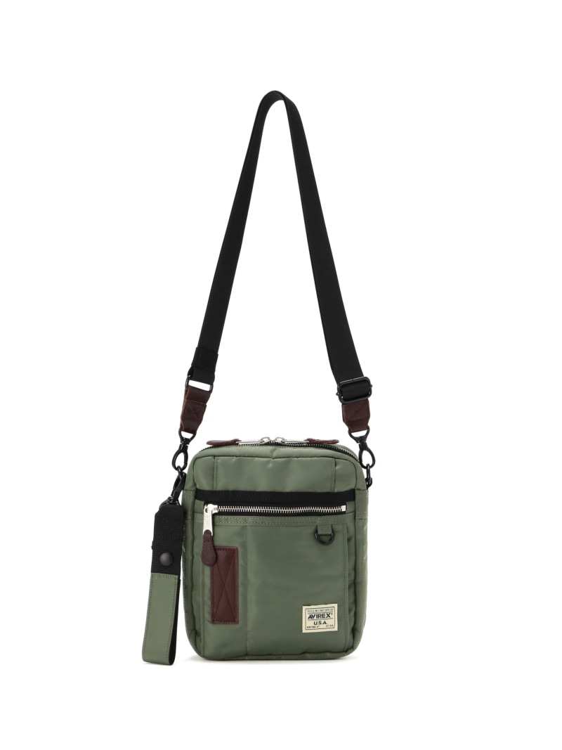 FLIGHT NYLON "VERTICAL SHOULDER BAG" AVIREX アヴィレックス バッグ その他のバッグ ブラック【送料無料】[Rakuten Fashion]