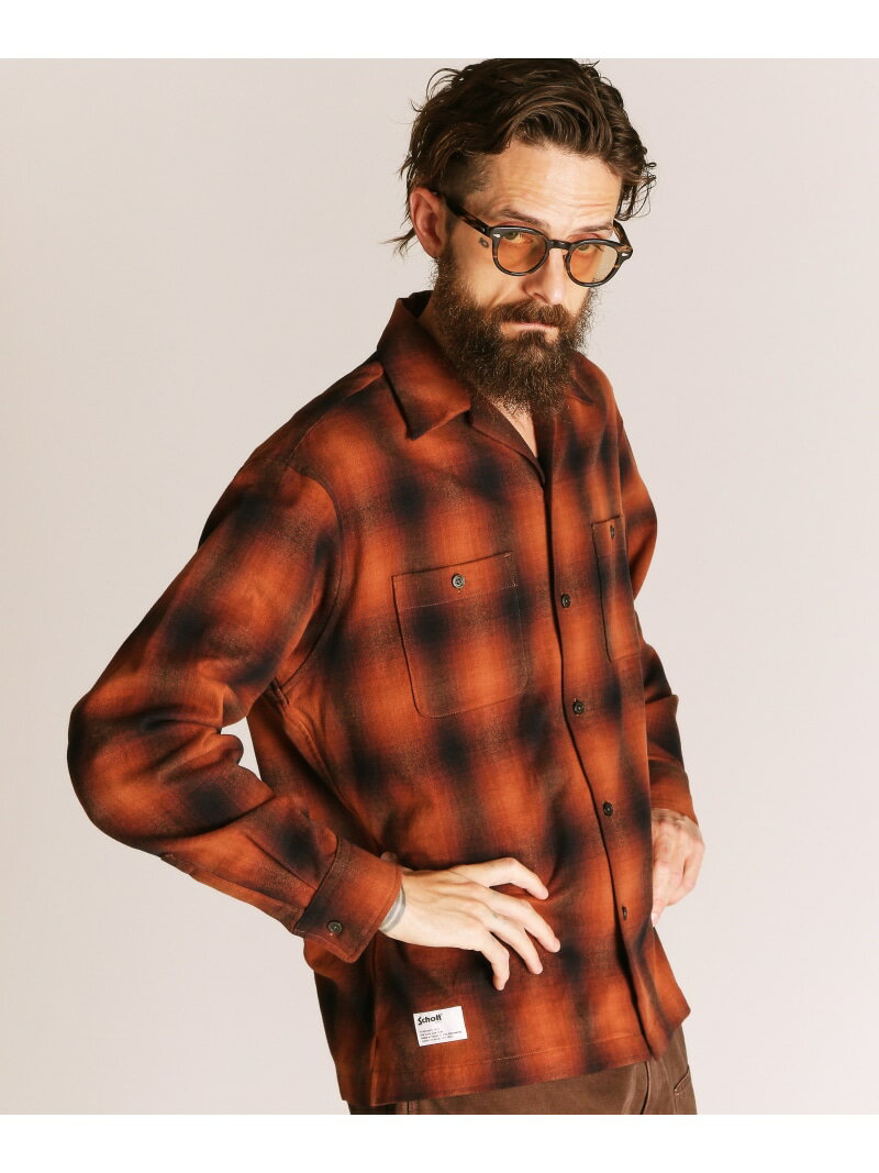 楽天市場】SCHOTT ネルシャツ（メンズファッション）の通販