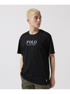 POLO RALPH LAUREN/ݥե/Logo printed Short Sleeve CrewNeck LHP 륨ԡ ȥåץ åȥT ֥å ۥ磻ȡ̵[Rakuten Fashion]