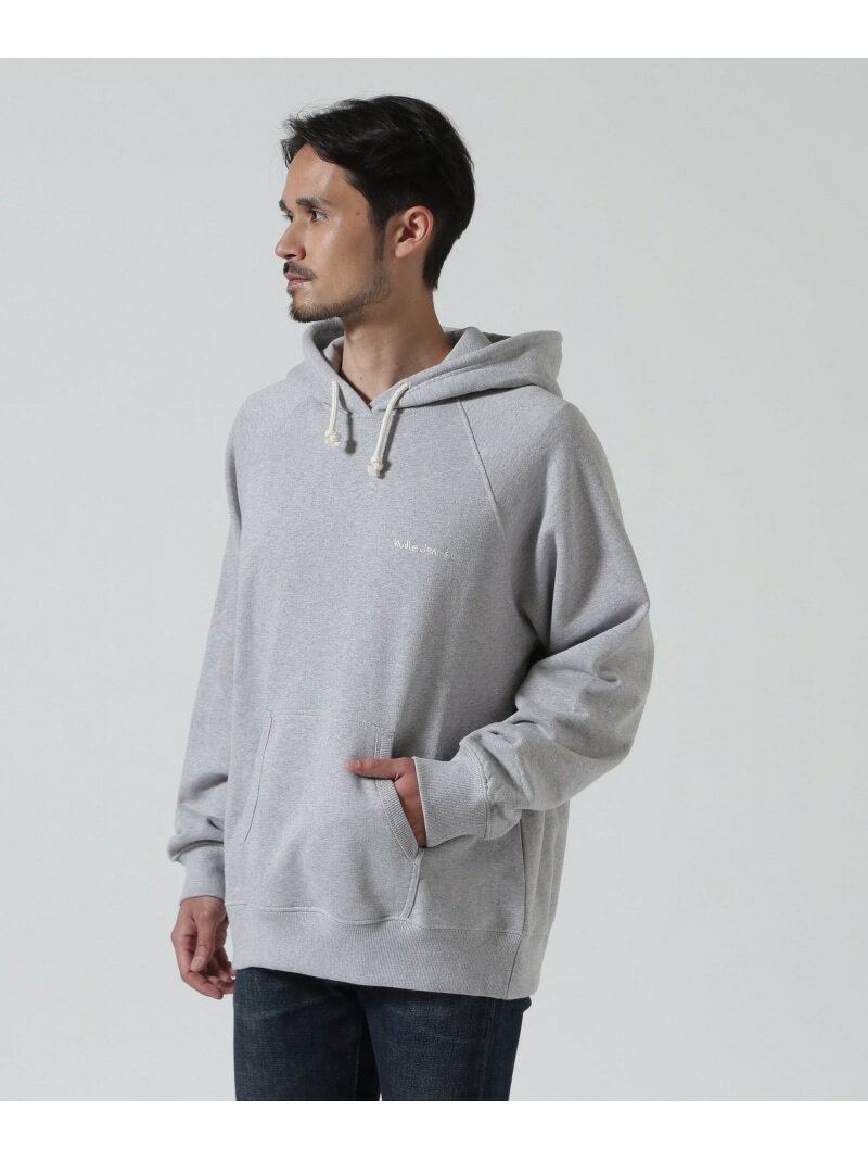 Nudie Jeans/ヌーディージーンズ/Gunda ROYAL FLASH ロイヤルフラッシュ トップス パーカー フーディー グレー【送料無料】 Rakuten Fashion
