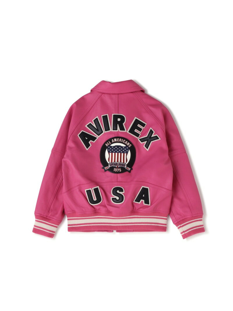 《KID'S》LIGHT SIGNATURE VARSITY JACKET/ライト シグネチャー バーシティー ジャケット AVIREX アヴィレックス ジャケ...