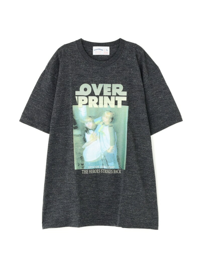overprint/オーバープリント/CINEMATIZE TEE C LHP エルエイチピー トップス カットソー・Tシャツ ブラック【送料無料】[Rakuten Fashion]