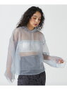 MAISON SPECIAL/]XyV/See-through Tulle Hoodie ROYAL FLASH CtbV gbvX p[J[Et[fB[ u[ x[Wyz[Rakuten Fashion]