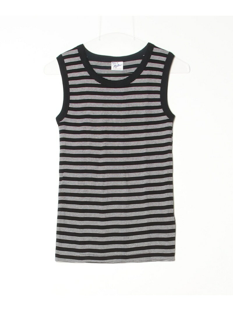 miller/ミラー Prib Tank Top リブタンクトップ BEAVER ビーバー トップス ノースリーブ・タンクトップ ネイビー ピンク ホワイト ブラック グレー【送料無料】[Rakuten Fashion]