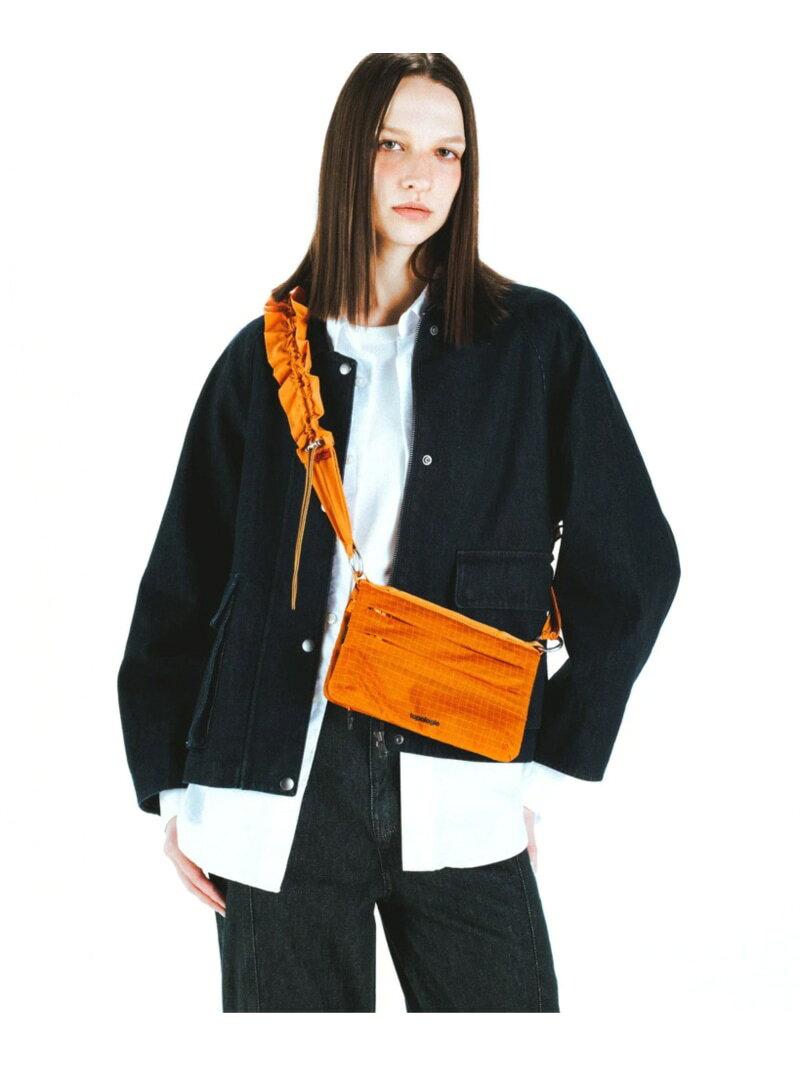 Topologie/トポロジー Flat Sacoche Small フラット サコッシュ スモール BEAVER ビーバー ファッション雑貨 その他のファッション雑貨 オレンジ【送料無料】[Rakuten Fashion]
