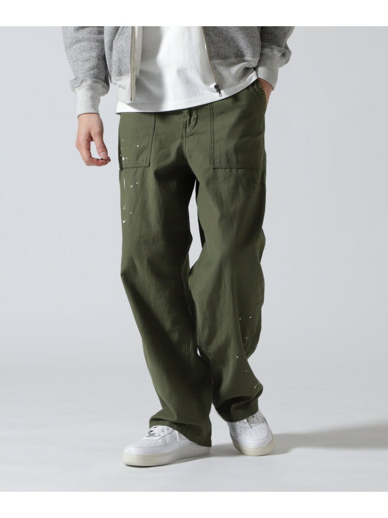 Rakuten - 《直営店限定》AGED LOOK BAKER PANTS AVIREX アヴィレックス パンツ その他のパンツ グリーン【送料無料】[Rakuten Fashion]