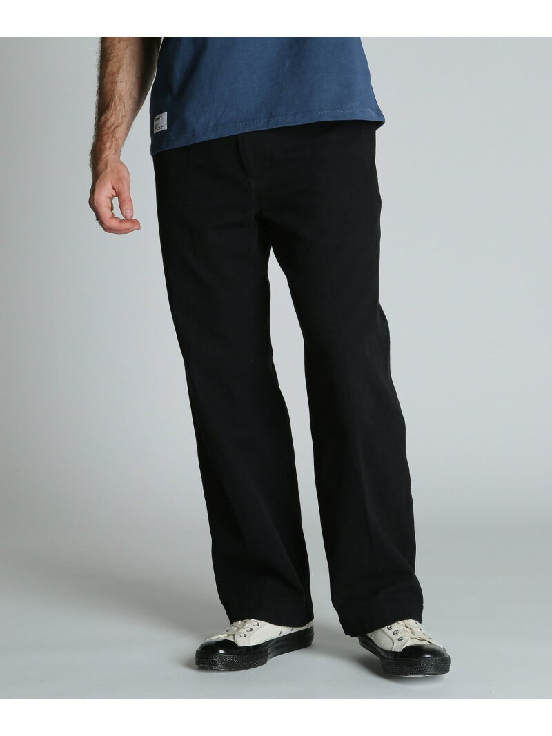 Rakuten - KERSEY TROUSERS/カルゼパンツ Schott ショット パンツ その他のパンツ ブラック ベージュ【送料無料】[Rakuten Fashion]