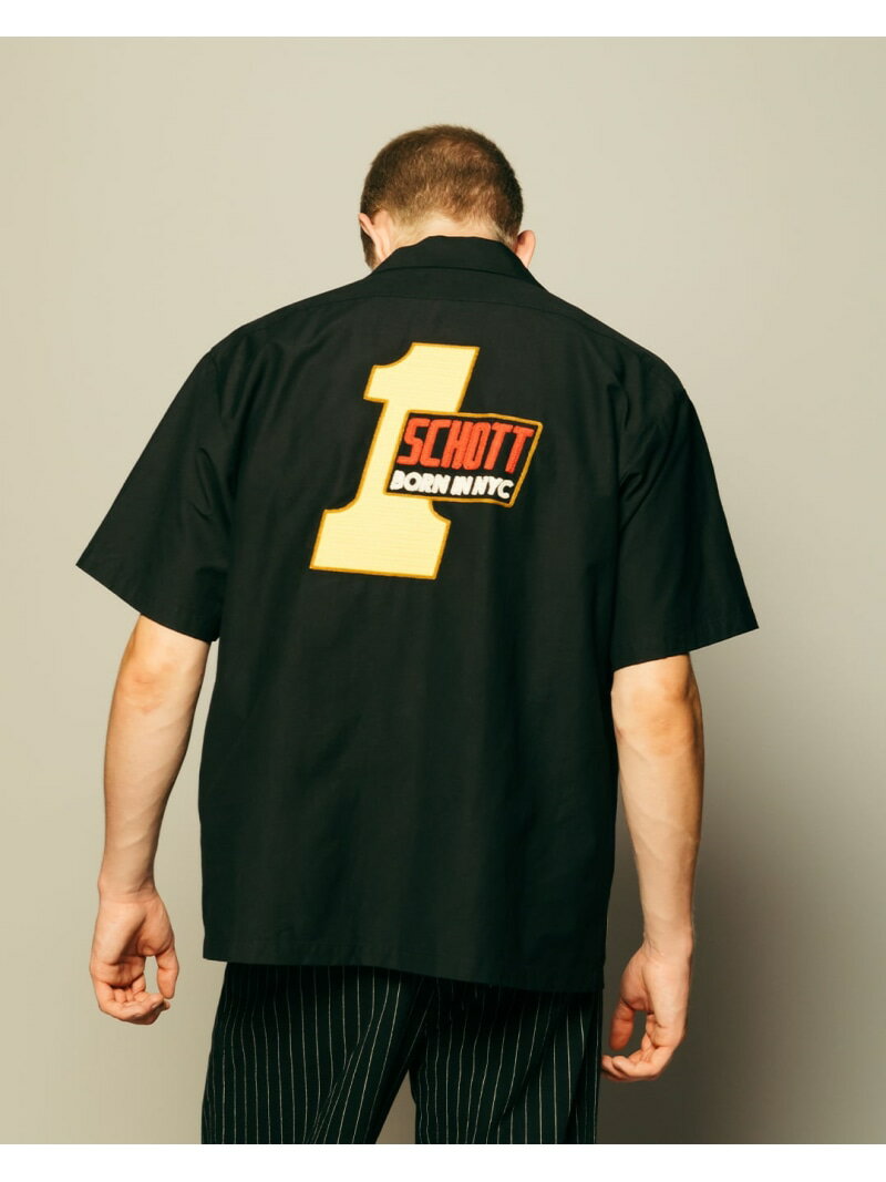 Rakuten - 【SALE／20%OFF】CN WORK SHIRT BORN IN NYC/CNワークシャツ ボーン インNYC Schott ショット トップス シャツ・ブラウス ベージュ ブラック【RBA_E】【送料無料】[Rakuten Fashion]