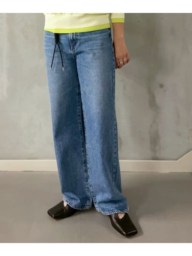 Rakuten - NEEDBY heritage(ニードバイヘリテージ)LUNA/ワイドストレート/N1C1006 B'2nd ビーセカンド パンツ ジーンズ・デニムパンツ ブルー【送料無料】[Rakuten Fashion]