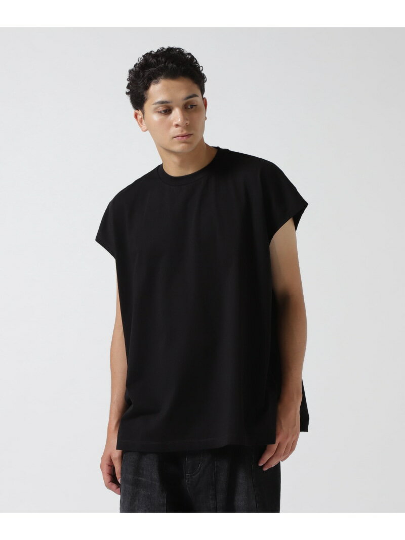 Rakuten - MINEDENIM(マインデニム)Big Nosleeve T-SH B'2nd ビーセカンド トップス カットソー・Tシャツ ホワイト ブラック【送料無料】[Rakuten Fashion]