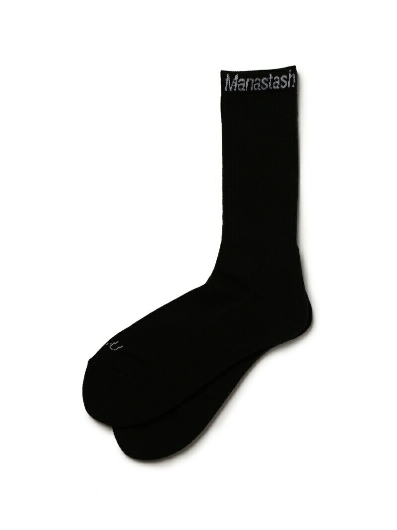 MANASTASH N.A.U/マナスタッシュエヌエーユー N.A.U SOCKS エヌエーユーソックス B'2nd ビーセカンド ファッショングッズ ソックス/靴下 ブラック グレー ホワイト[Rakuten Fashion]