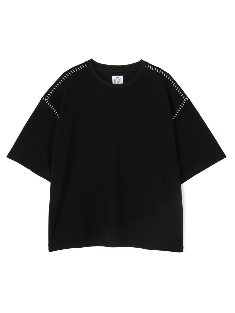 Rakuten - B omnivore/ビーオムニボー STITCH TEE ステッチTシャツ BEAVER ビーバー トップス カットソー・Tシャツ ホワイト ネイビー ブラック【送料無料】[Rakuten Fashion]