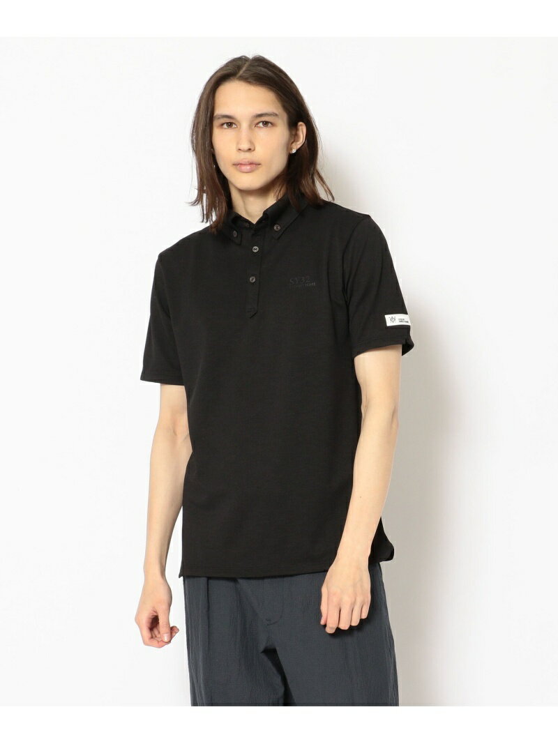 【SALE／30%OFF】SY32 by SWEETYEARS /エスワイサーティトゥバイ スィートイヤーズ /BUTTON DOWN SHIRTS ROYAL FLASH ロイヤルフラッシュ トップス ポロシャツ ブラック ホワイト【RBA_E】【送料無料】[Rakuten Fashion]