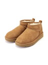 UGG(アグ)Classic Ultra Mini/1116109 B'2nd ビーセカンド シューズ・靴 ブーツ ブラック ベージュ【送料無料】[Rakute...