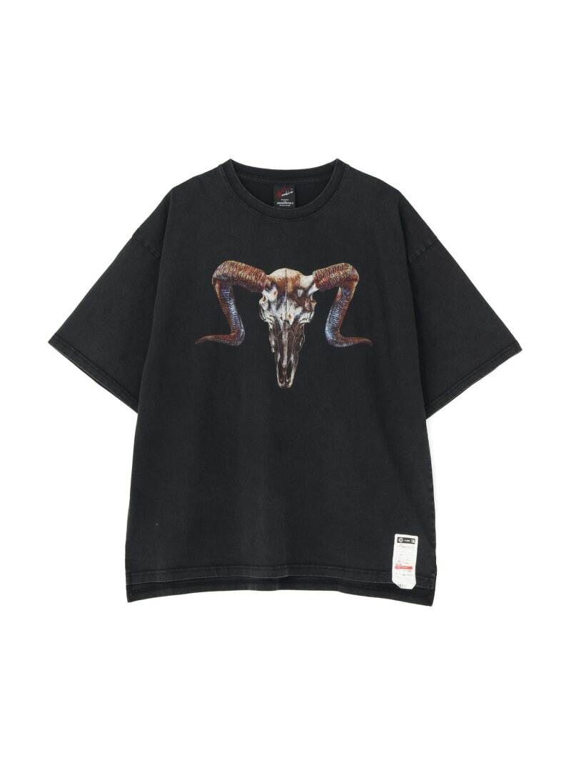 Rakuten - ADAMPATEK/アダムパテック/RED:BANSHEE Ram Skull Graphic short sleeve t-shirt LHP エルエイチピー トップス カットソー・Tシャツ ブラック【送料無料】[Rakuten Fashion]