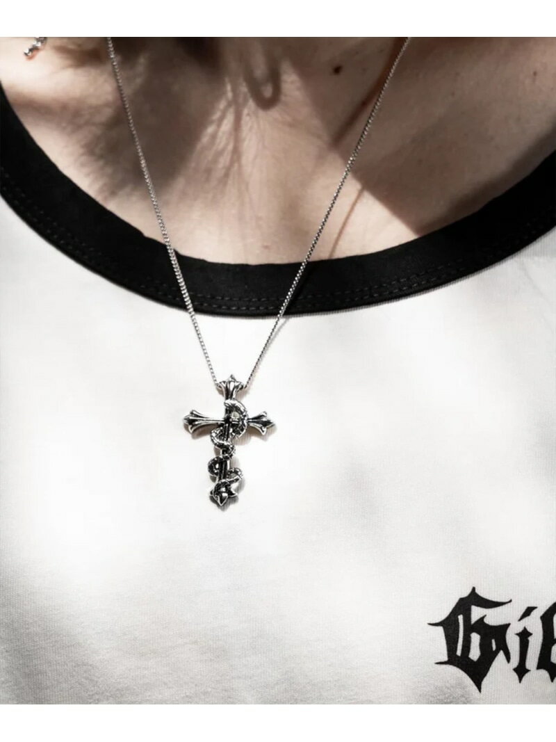 gibous/ギボス/Cross Snack Necklace LHP エルエイチピー アクセサリー・腕時計 その他のアクセサリー・腕時計 シルバー