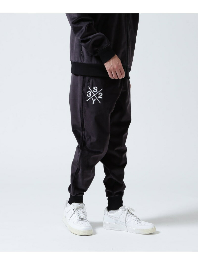 SY32 by SWEET YEARS/エスワイサーティトゥ バイ スィートイヤーズ/VELOUR 3 LAYER PANTS ROYAL FLASH ロイヤルフラッシュ パンツ その他のパンツ ブラック【送料無料】[Rakuten Fashion] 2