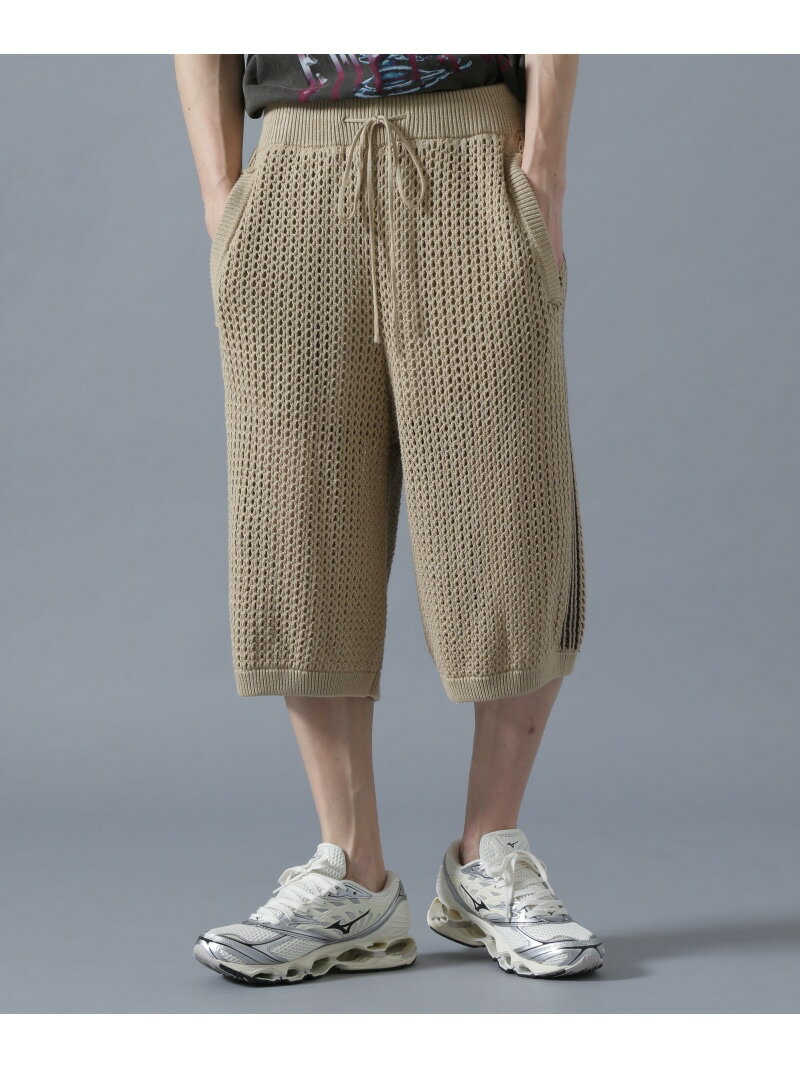 DankeSchon/ダンケシェーン/MESHKNIT SHORTS LHP エルエイチピー パンツ その他のパンツ ベージュ ブラック【送料無料】[Rakuten Fashion]