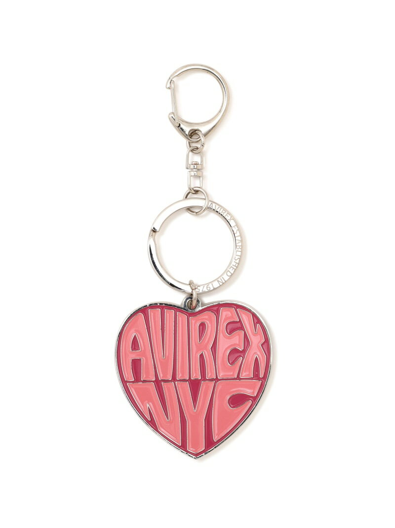 Rakuten - 《直営店限定》HEART KEY CHARM AVIREX アヴィレックス ファッション雑貨 その他のファッション雑貨 ブルー グリーン ピンク[Rakuten Fashion]