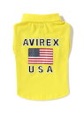 《DOG WEAR》U.S FLAGポロシャツ AVIREX アヴィレックス ペット用品 ペットウェア・ペット服 イエロー ネイビー【送料無料】[Rakuten...