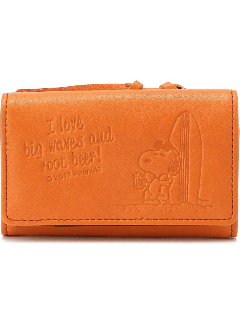 [Rakuten Fashion]PEANUTS/スヌーピーCaliforniaDream革製キーケース ROYAL FLASH ロイヤルフラッシュ その他 その他 オレンジ ブルー【送料無料】