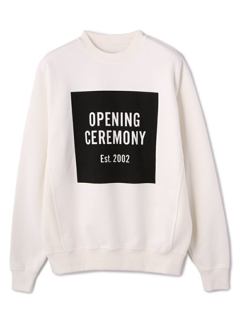 OPENING CEREMONY/オープニングセレモニー/BOX LOGO CREW SWEAT/ボックスロゴクルースウェット LHP エルエイチピー トップス カットソー・Tシャツ ホワイト【送料無料】[Rakuten Fashion]