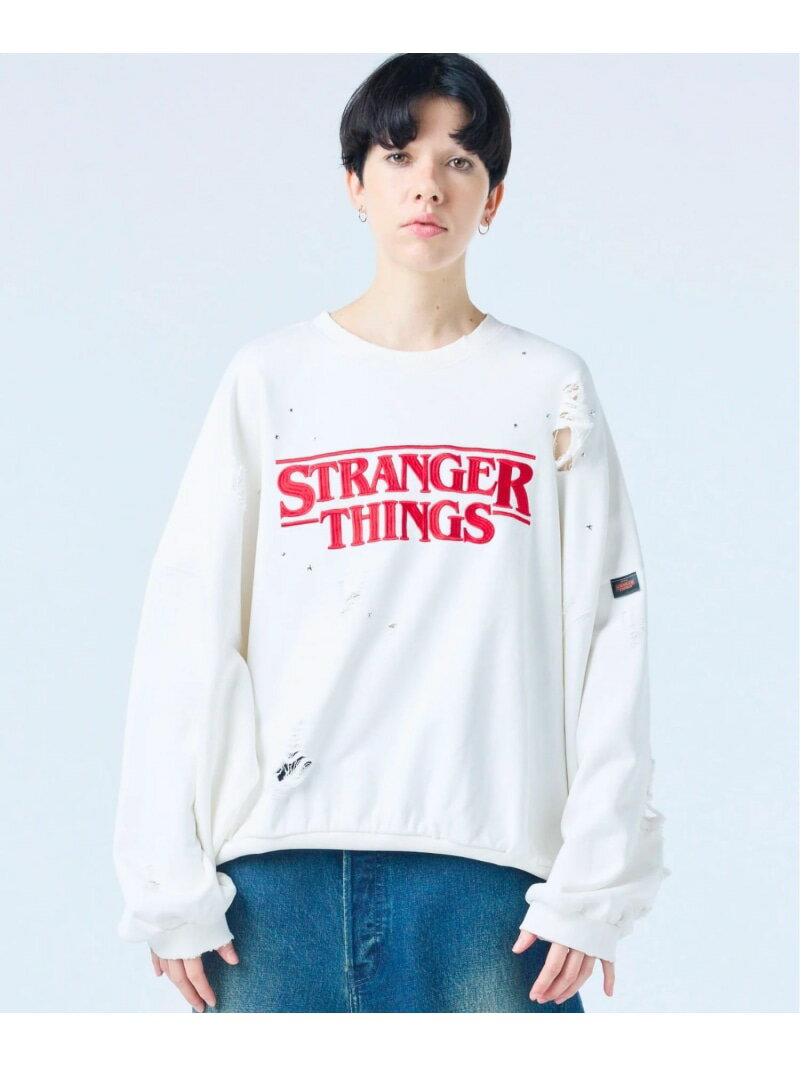 littlesunnybite/stranger things x little sunny bite logo sweat LHP エルエイチピー トップス スウェット・トレーナー ホワイト【送料無料】[Rakuten Fashion]