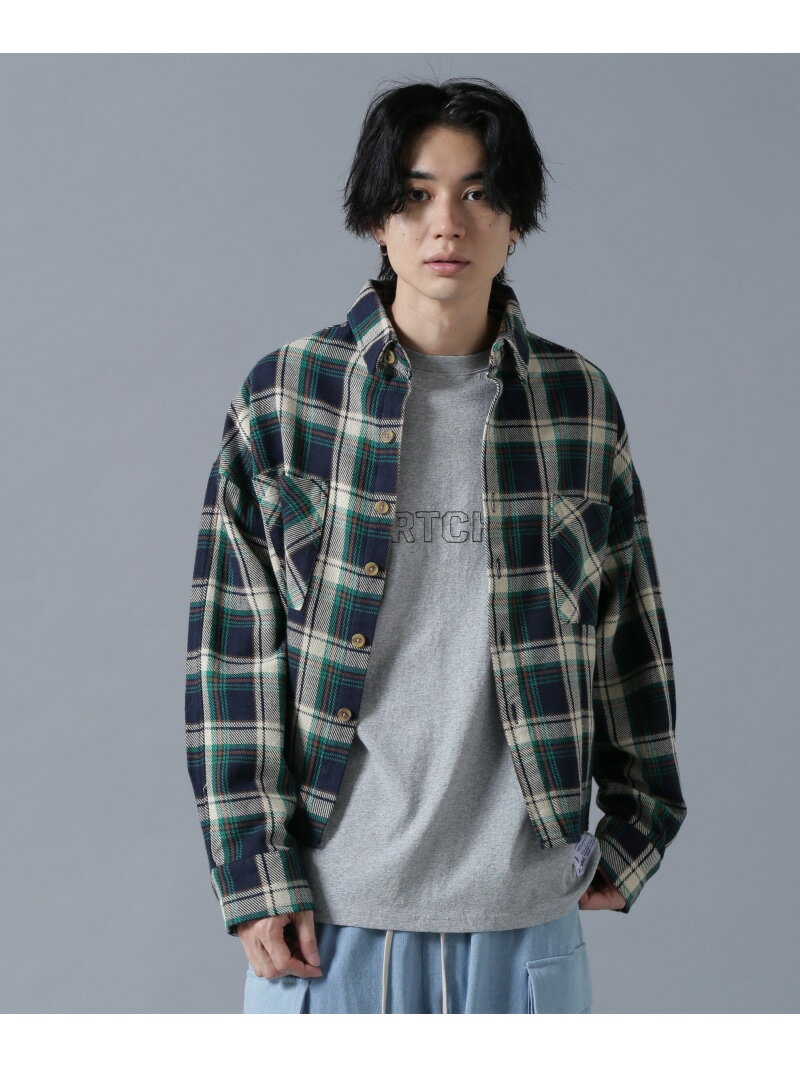Rakuten - DankeSchon/ダンケシェーン/COTTON FLANNEL CHECK SHIRT LHP エルエイチピー トップス シャツ・ブラウス ブラック ブラウン ホワイト レッド グリーン【送料無料】[Rakuten Fashion]