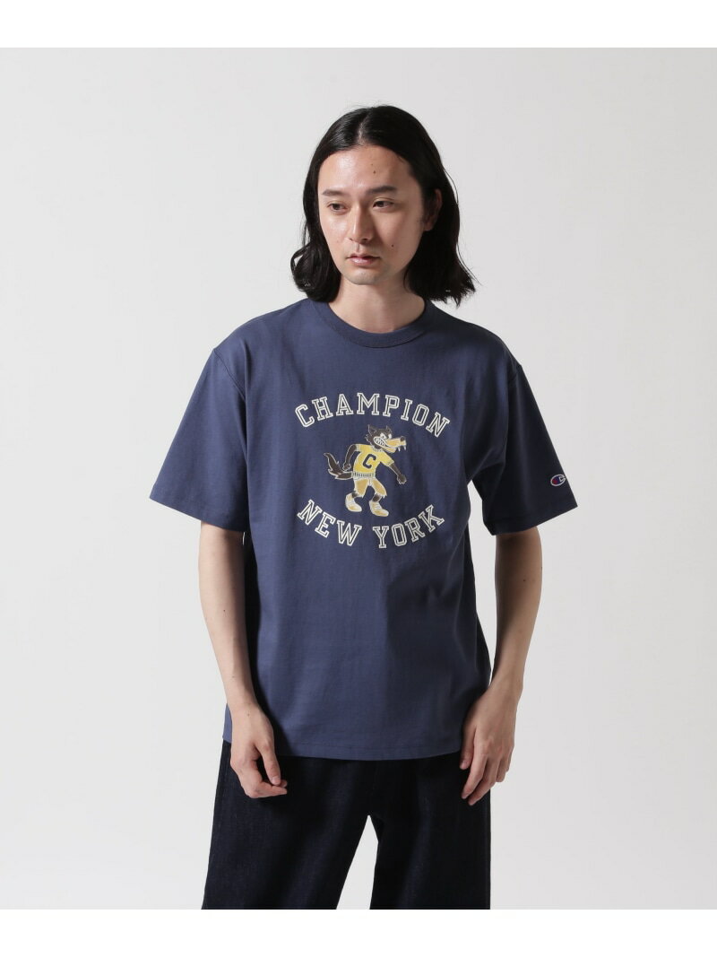 Rakuten - 【SALE／40%OFF】Champion/チャンピオン SHORT SLEEVE T-SHIRT C3-B329 BEAVER ビーバー トップス カットソー・Tシャツ ブラック ネイビー【RBA_E】[Rakuten Fashion]