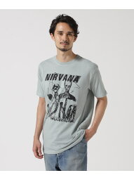 NIRVANA/ニルヴァーナ INCESTICIDE STACKED LOGO S/S TEE BEAVER ビーバー トップス カットソー・Tシャツ グレー【先行予約】*【送料無料】[Rakuten Fashion]