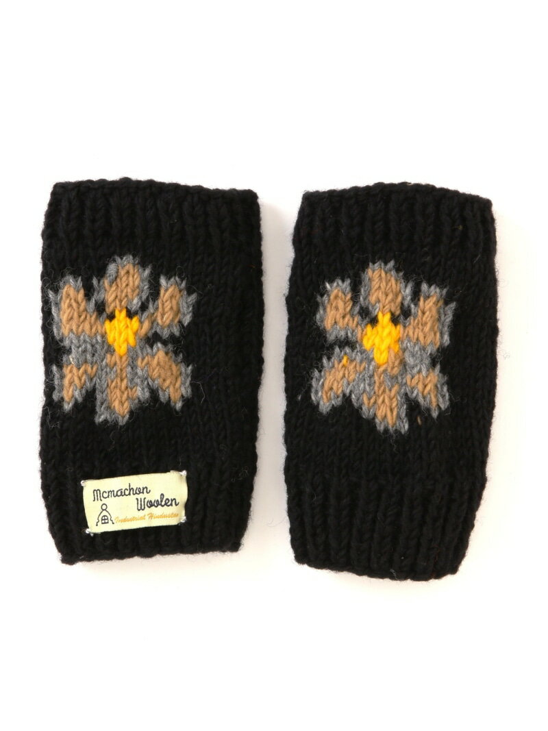 MacMahon Knitting Mills Hand Warmer-Flower BEAVER ビーバー ファッション雑貨 その他のファッション雑貨 オレンジ イエロー ベージュ ブラック【送料無料】[Rakuten Fashion]
