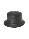 SYNTHETIC LEATHER BUCKET HAT / 合成皮革 バケットハット / AVIREX / アヴィレックス AVIREX アヴィレックス 帽子...