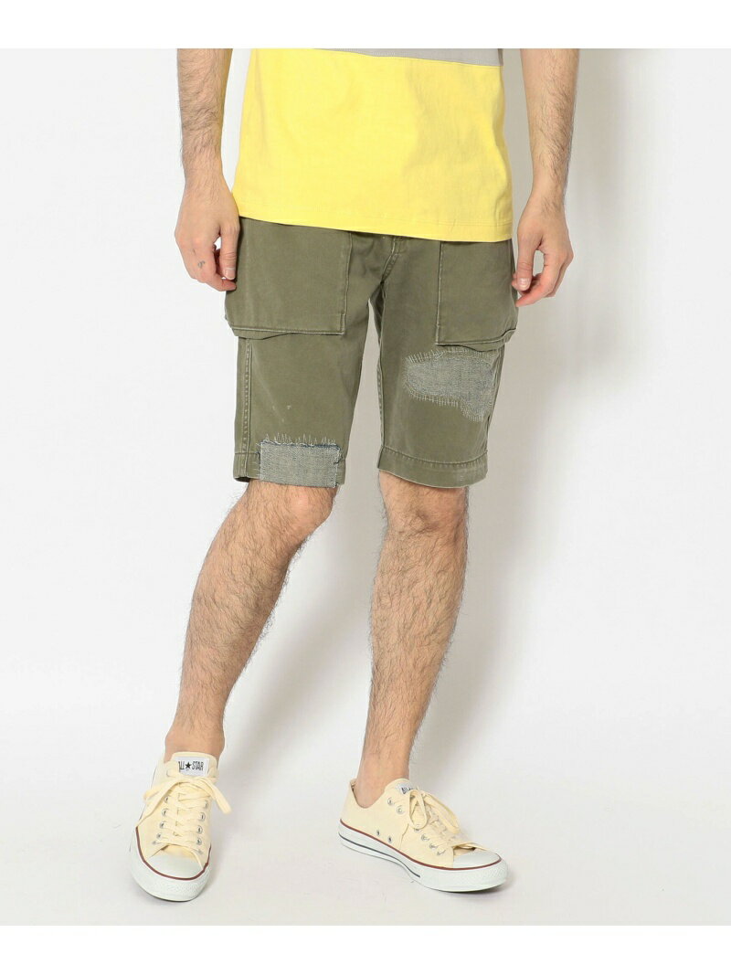 AVIREX/アヴィレックス/ BUAERO SHORTS REMAKE/ ブァエロショーツ リメイク AVIREX アヴィレックス パンツ その他のパンツ グリーン グレー【送料無料】[Rakuten Fashion]