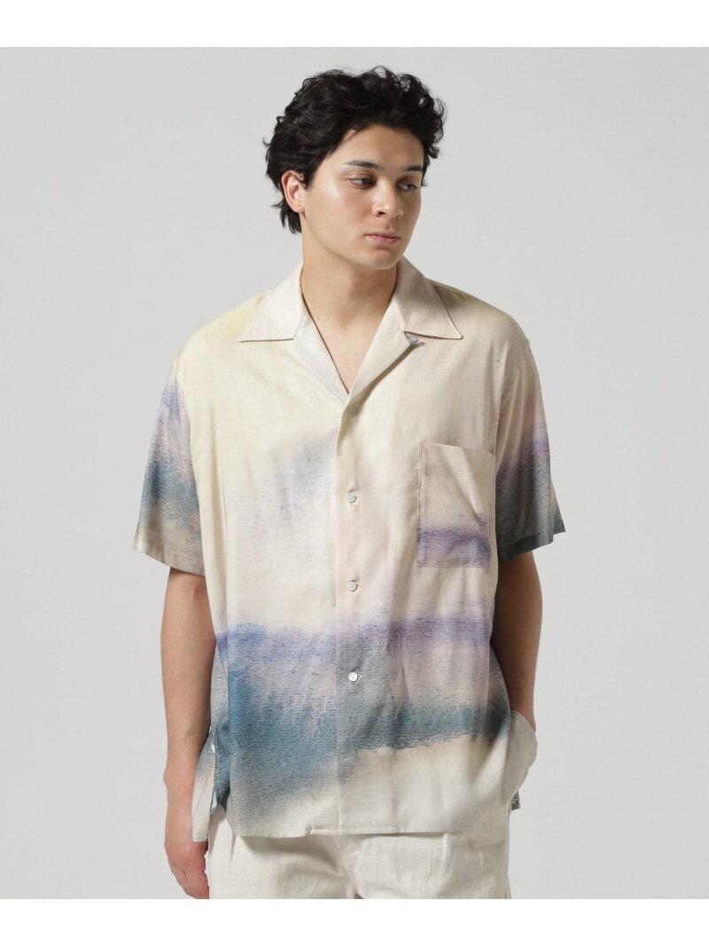 Rakuten - 【SALE／40%OFF】YOKE/ヨーク/LANDSCAPE OPEN COLLER SHIRT GARDEN TOKYO ガーデン トップス シャツ・ブラウス イエロー ホワイト【RBA_E】【送料無料】[Rakuten Fashion]