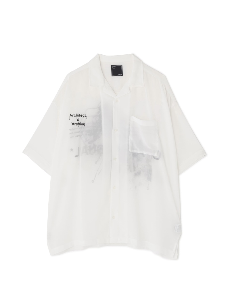 Rakuten - 【SALE／30%OFF】A4A/エーフォーエー/PAINT S/S SHIRTS LHP エルエイチピー トップス シャツ・ブラウス ホワイト ブラック【RBA_E】【送料無料】[Rakuten Fashion]