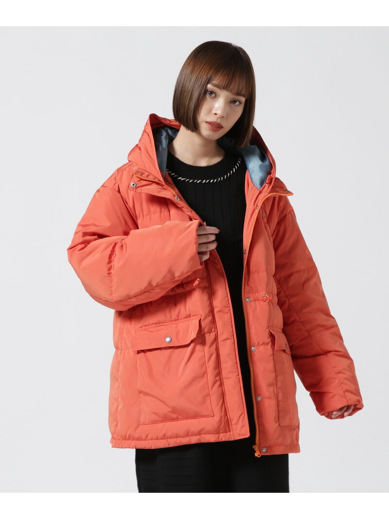 ≪直営店限定≫WEST DRAWSTRING DOWN JACKET/ ウエストドローストリング ダウンジャケット AVIREX アヴィレックス ジャケット・アウター ダウンジャケット・ダウンベスト グリーン ネイビー ピンク グレー ブラック 