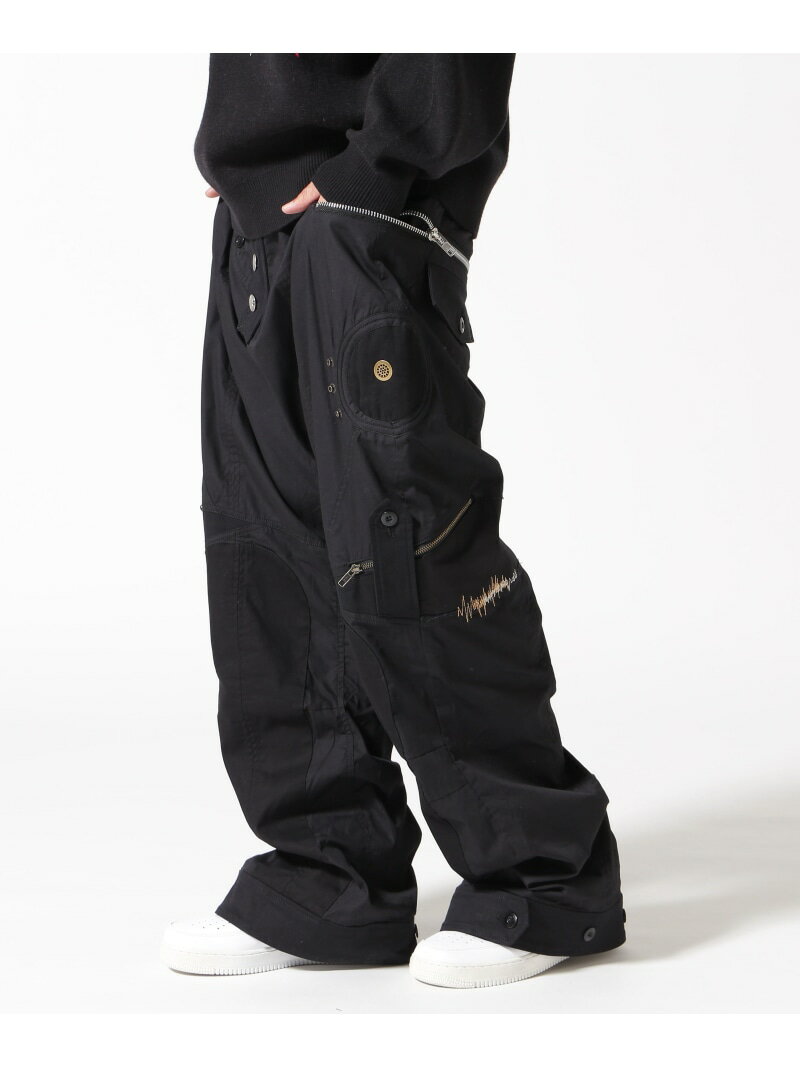 FR(13)NDS/フレンズ/WIDE PILOT PANTS ROYAL FLASH ロイヤルフラッシュ パンツ その他のパンツ ブラック カーキグリーン