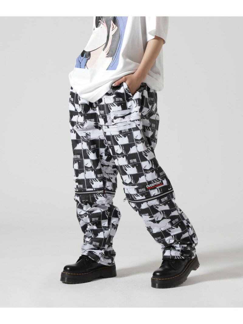 overprint/オーバープリント/FACE KNEE ZIP PANTS LHP エルエイチピー パンツ その他のパンツ ブラック