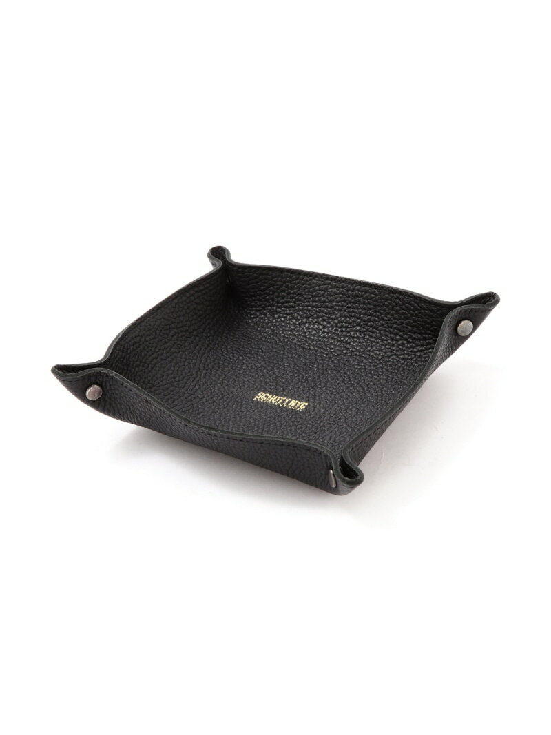 LEATHER TRAY/レザートレイ Schott ショット ファッション雑貨 その他のファッション雑貨 ブラック【送料無料】[Rakuten Fashion]